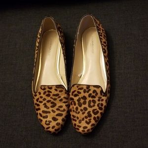 Leopard print loafers
